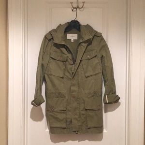 Womens J.Crew Army Green Spring Field Jacket